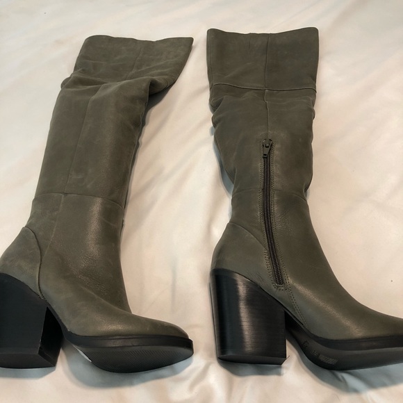 ALDO over the knee greenish gray boots - Picture 4 of 5